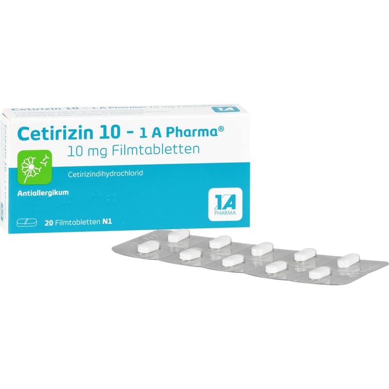CETIRIZIN 10-1A Pharma film-coated tablets