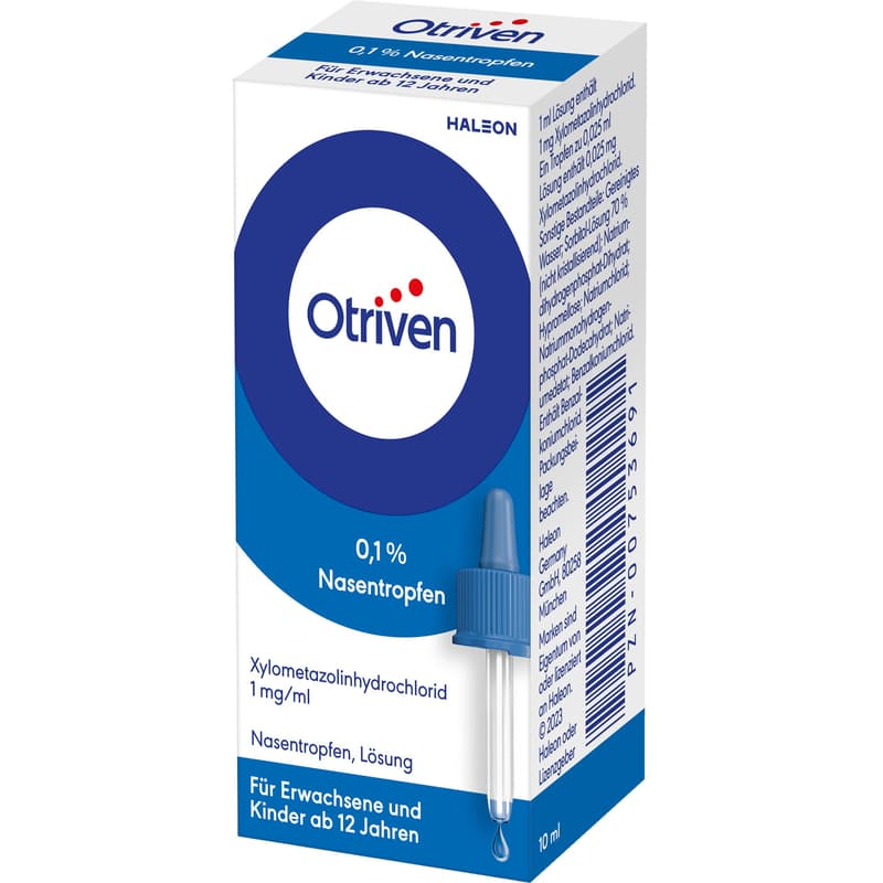 OTRIVEN 0.1% nasal drops