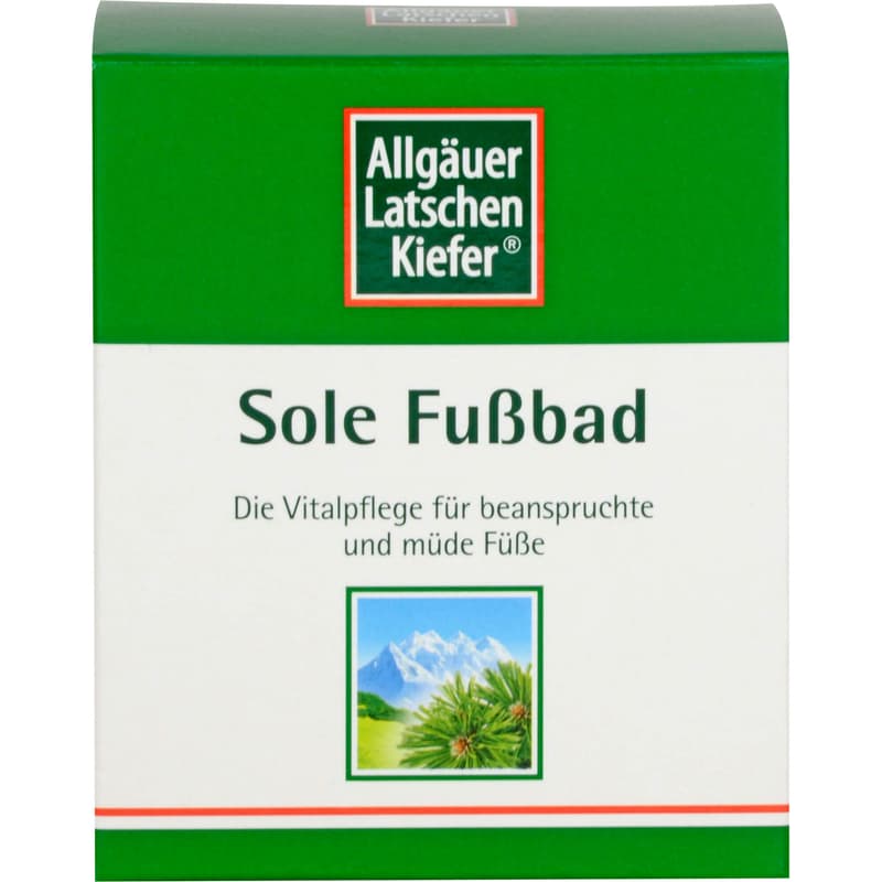 ALLGÄUER LATSCHENK. Salt foot bath