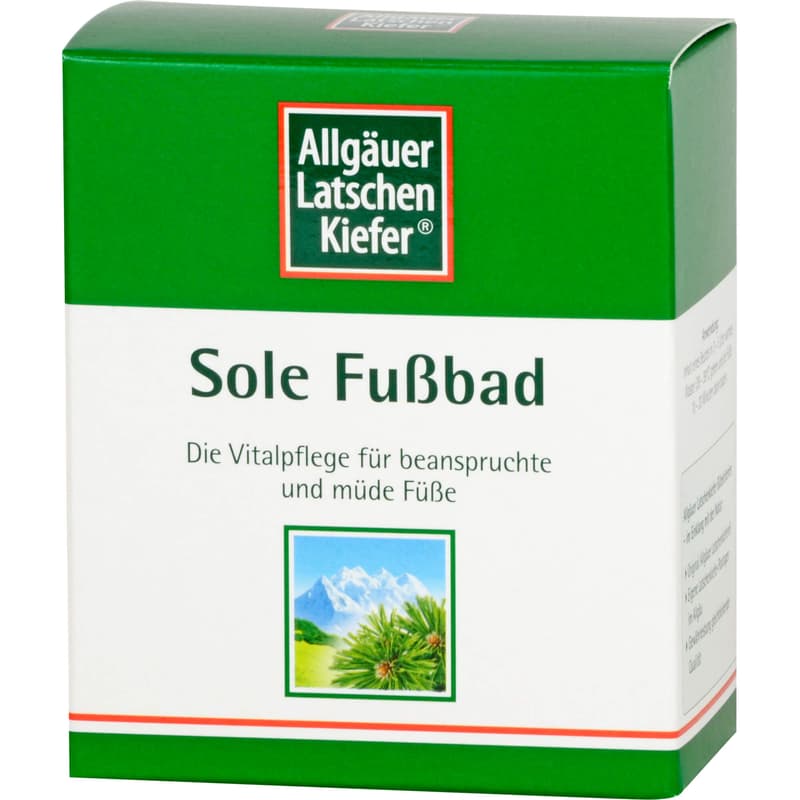 ALLGÄUER LATSCHENK. Salt foot bath