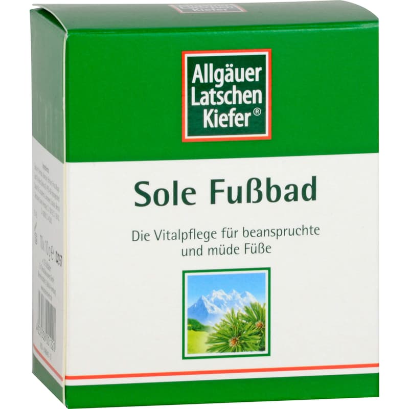 ALLGÄUER LATSCHENK. Salt foot bath
