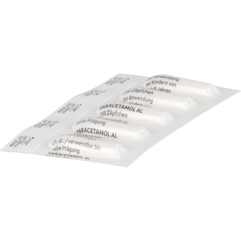 PARACETAMOL AL 250 infant suppositories