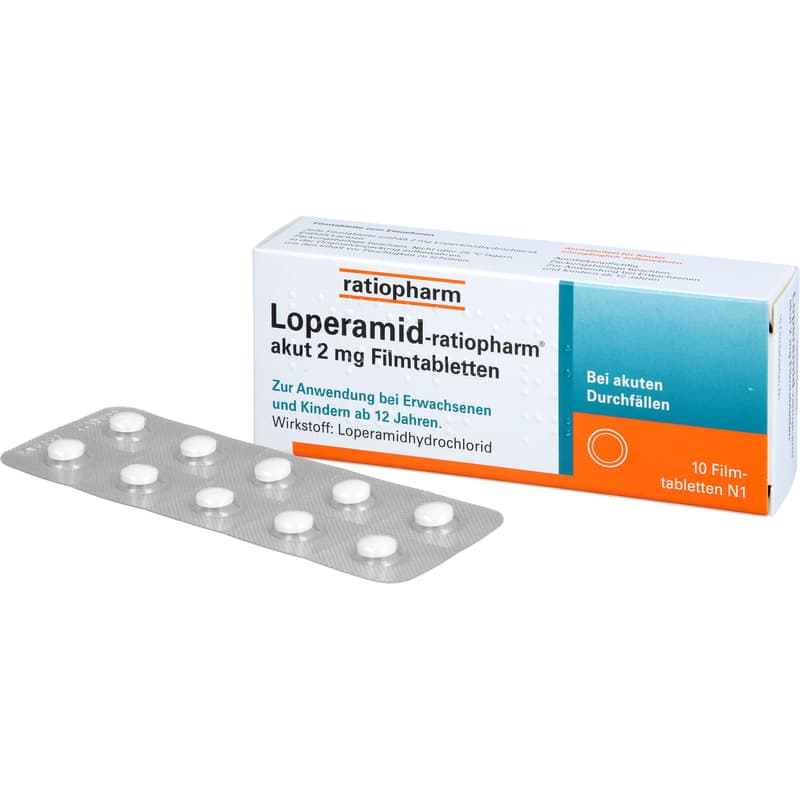 LOPERAMID-ratiopharm acute 2 mg film-coated tablets