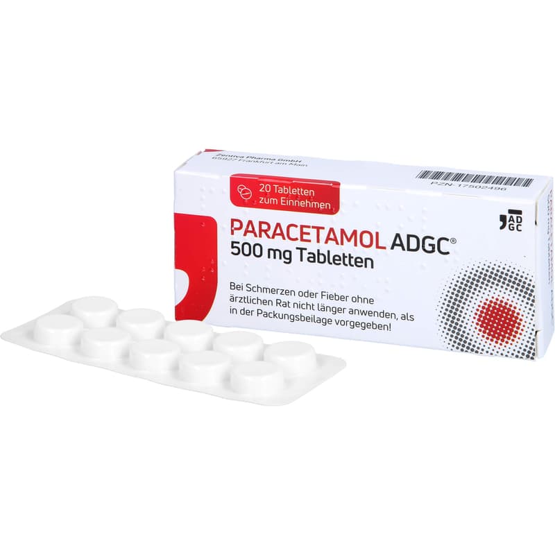 PARACETAMOL ADGC 500 mg tablets