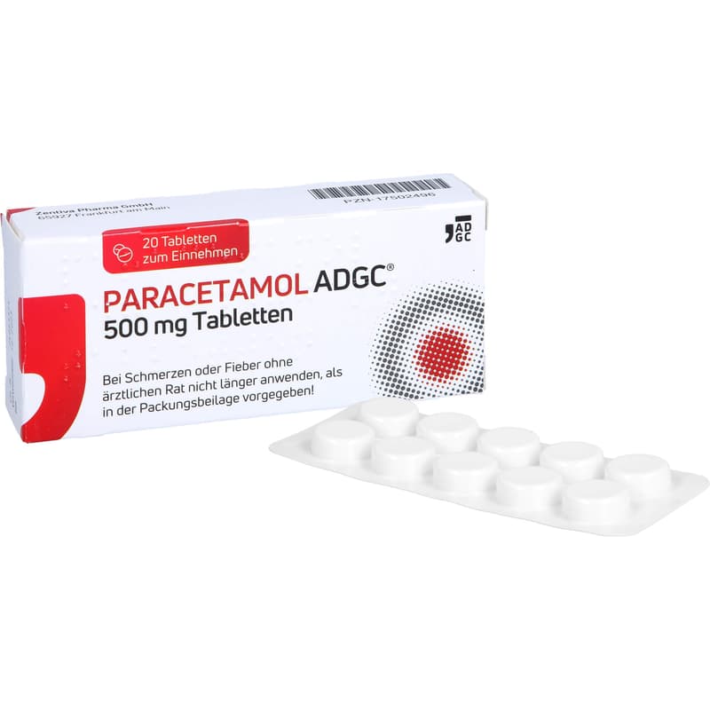 PARACETAMOL ADGC 500 mg tablets