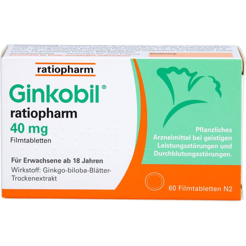 GINKOBIL-ratiopharm 40 mg Filmtabletten