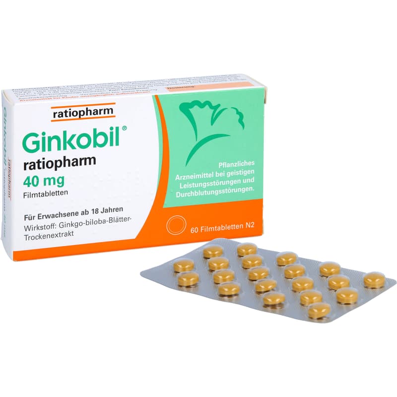 GINKOBIL-ratiopharm 40 mg Filmtabletten