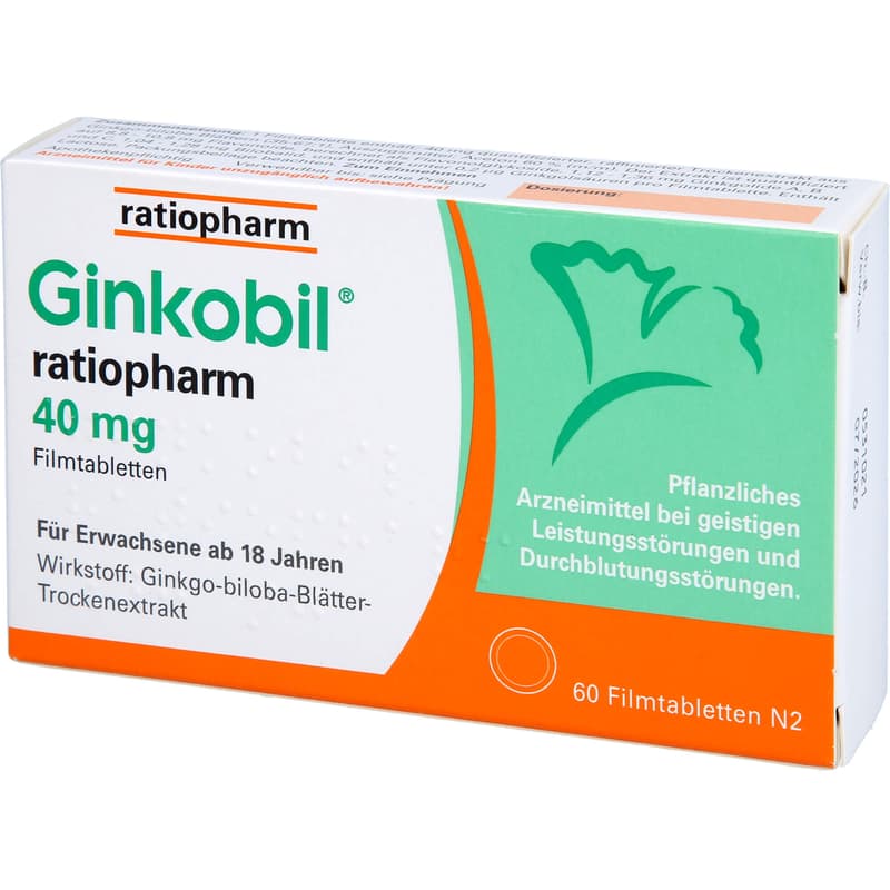 GINKOBIL-ratiopharm 40 mg Filmtabletten