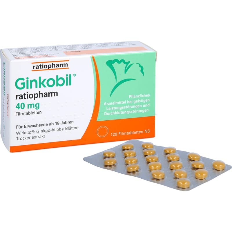 GINKOBIL-ratiopharm 40 mg Filmtabletten