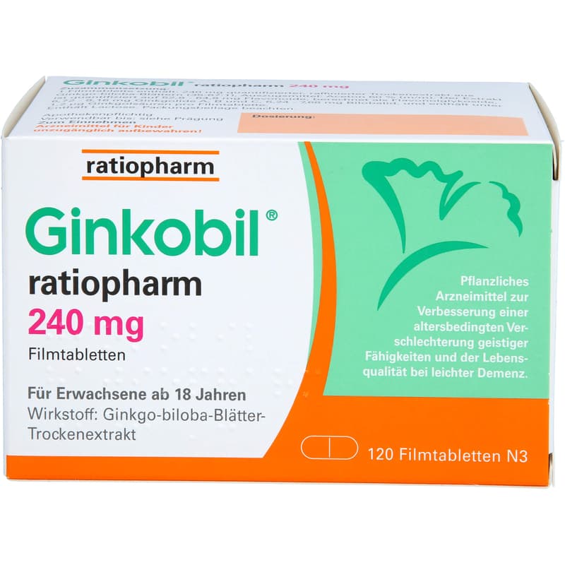 GINKOBIL-ratiopharm 240 mg Filmtabletten