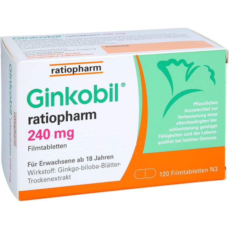 GINKOBIL-ratiopharm 240 mg Filmtabletten