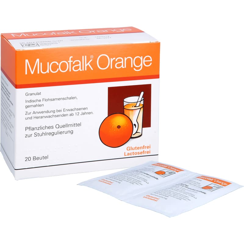 MUCOFALK Orange Gran.z.Herst.e.Susp.z.Einn.Beutel