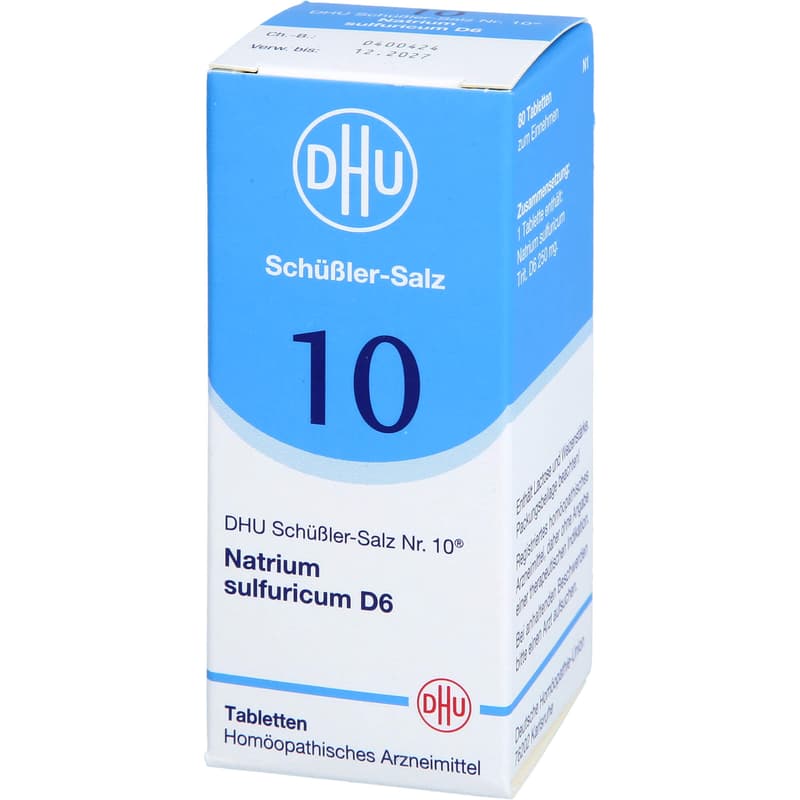 BIOCHEMIE DHU 10 Natrium sulfuricum D 6 Tabletten