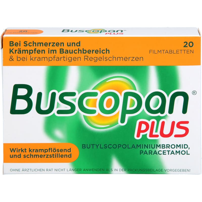 BUSCOPAN plus 10 mg/500 mg Filmtabletten