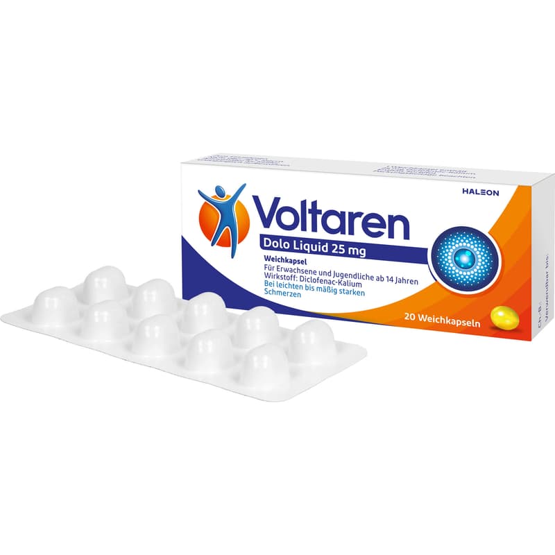 VOLTAREN Dolo Liquid 25 mg soft capsules