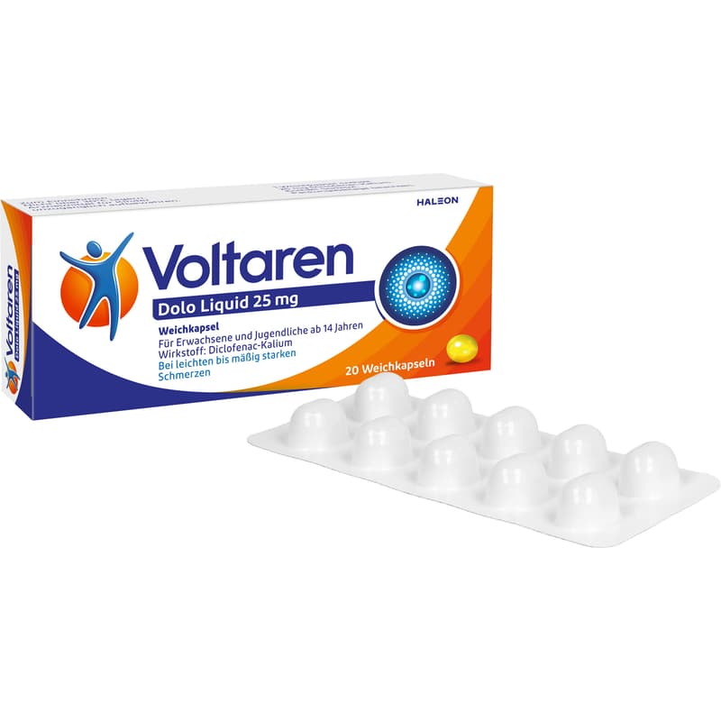 VOLTAREN Dolo Liquid 25 mg soft capsules