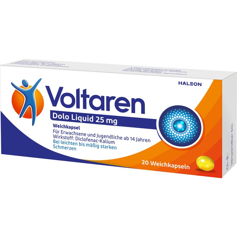 VOLTAREN Dolo Liquid 25 mg soft capsules