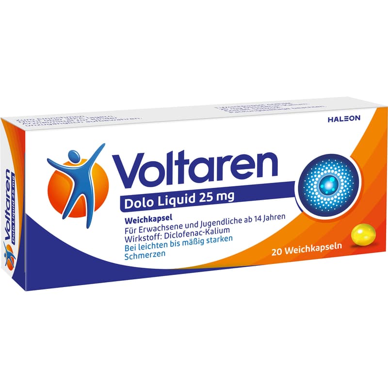 VOLTAREN Dolo Liquid 25 mg soft capsules