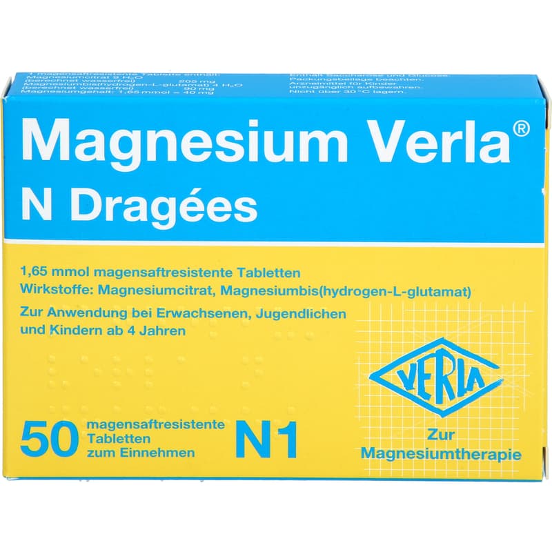 MAGNESIUM VERLA N Coated Tablets