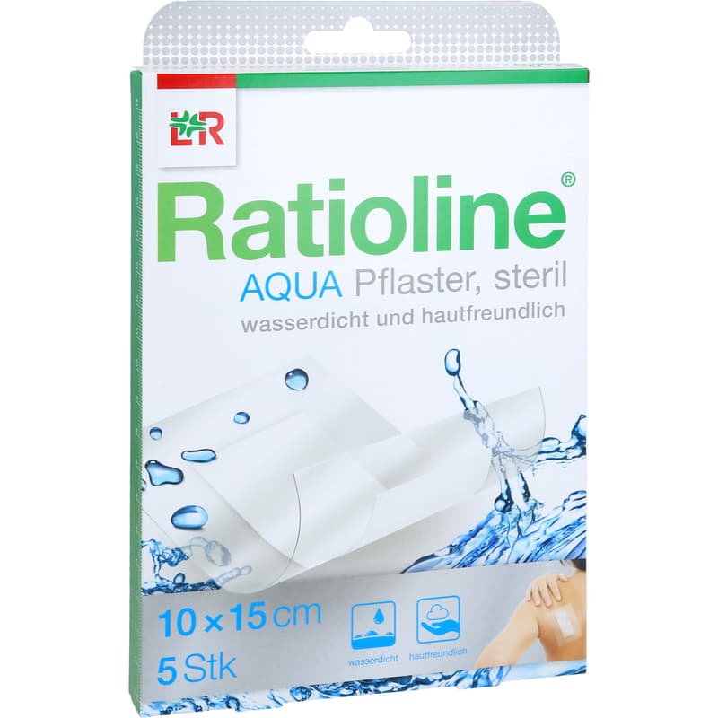 RATIOLINE aqua shower plaster Plus 10x15 cm sterile