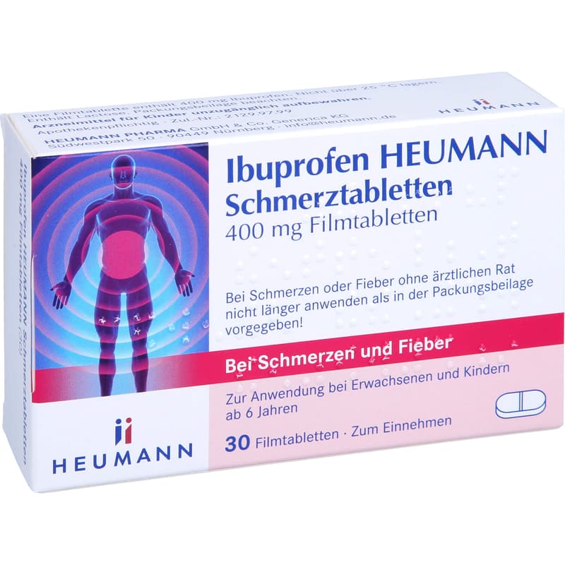 IBUPROFEN Heumann Schmerztabletten 400 mg