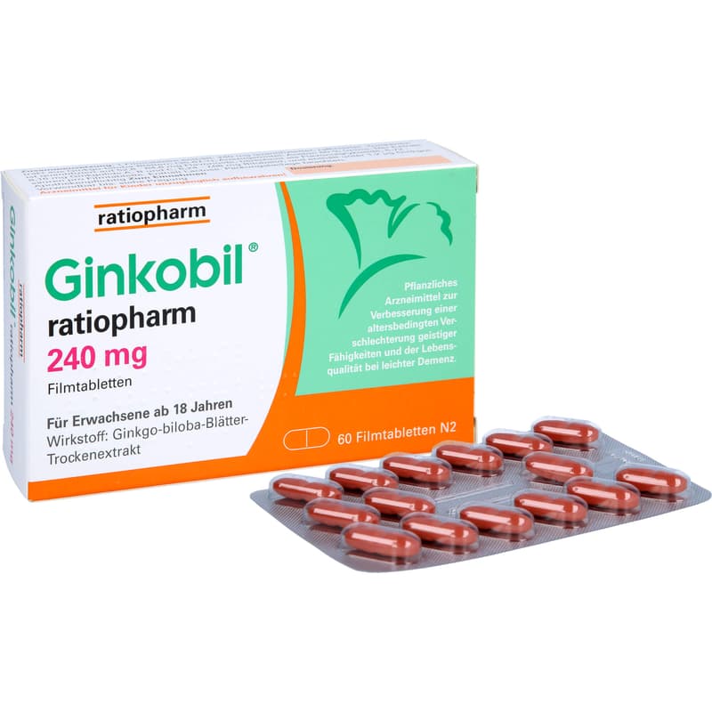 GINKOBIL-ratiopharm 240 mg Filmtabletten