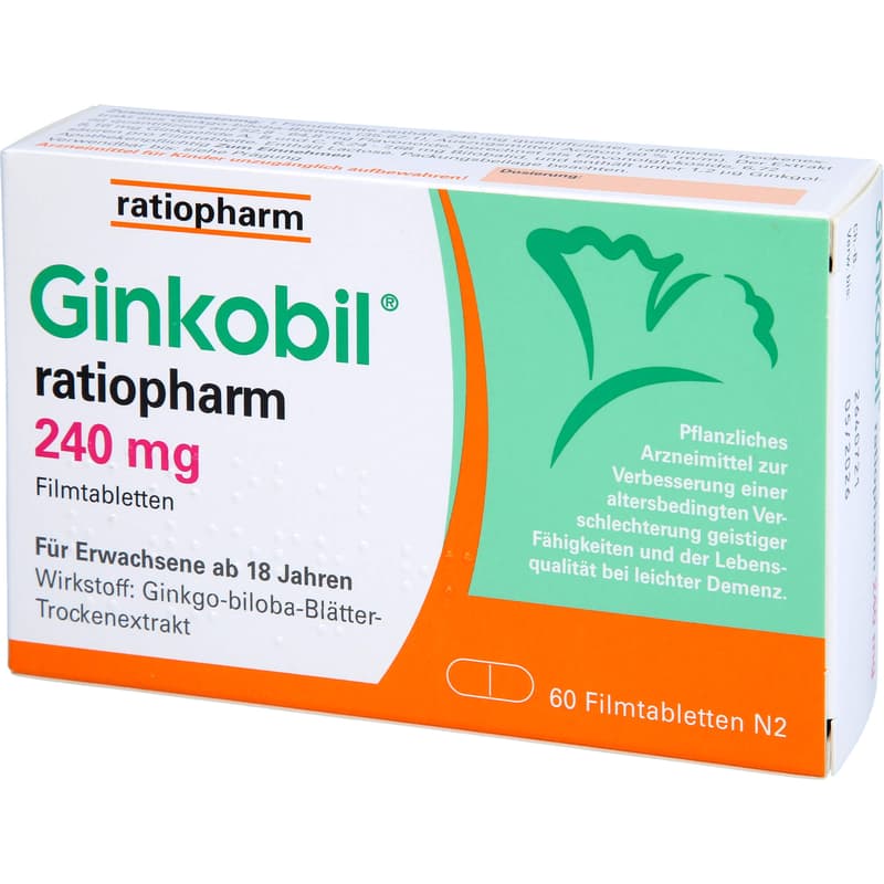 GINKOBIL-ratiopharm 240 mg Filmtabletten