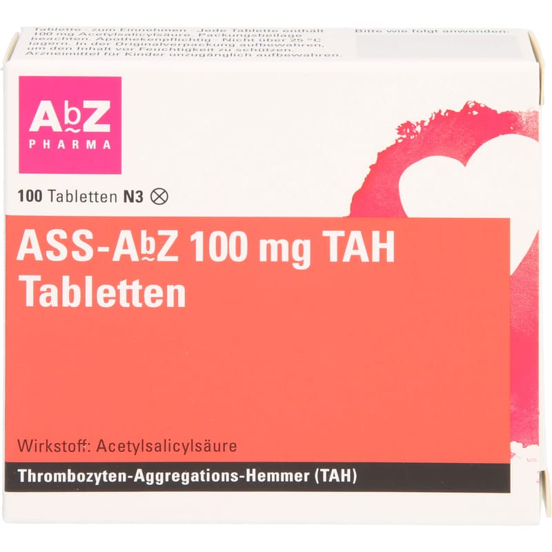 ASS AbZ 100 mg TAH tablets