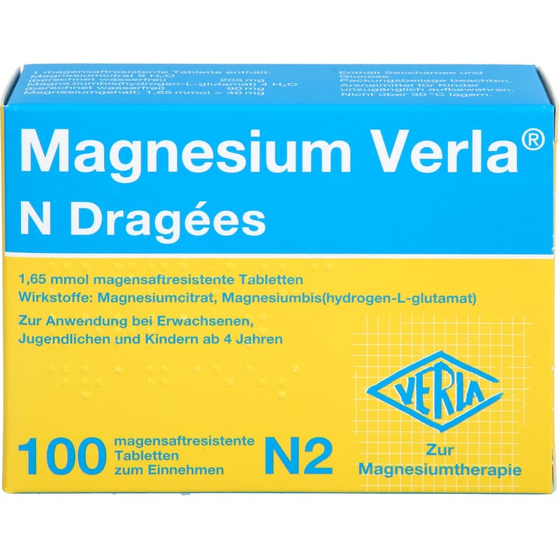 MAGNESIUM VERLA N Coated Tablets