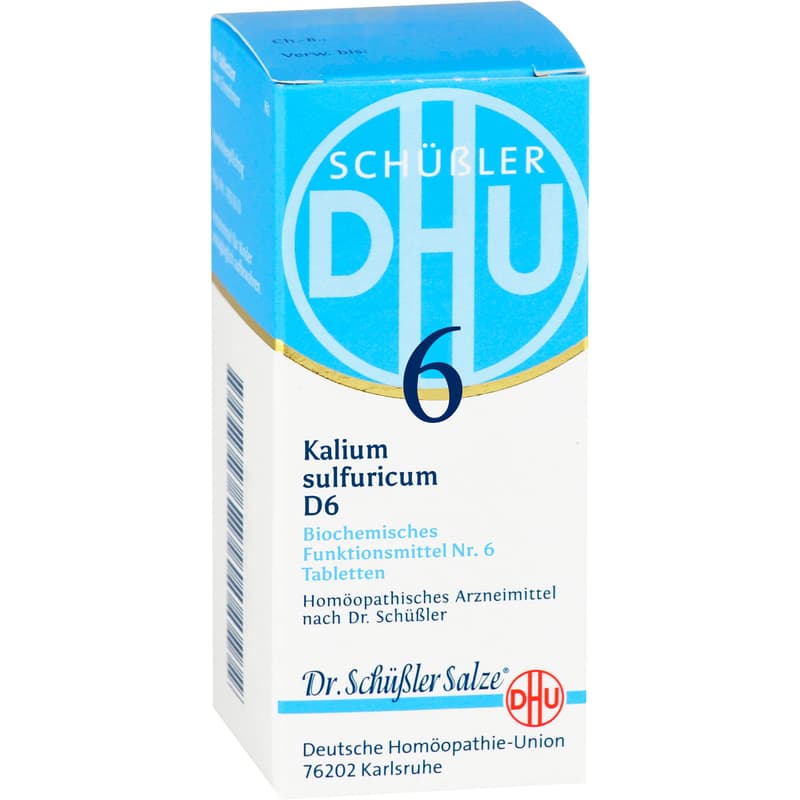 BIOCHEMIE DHU 6 Kalium sulfuricum D 6 Tablets