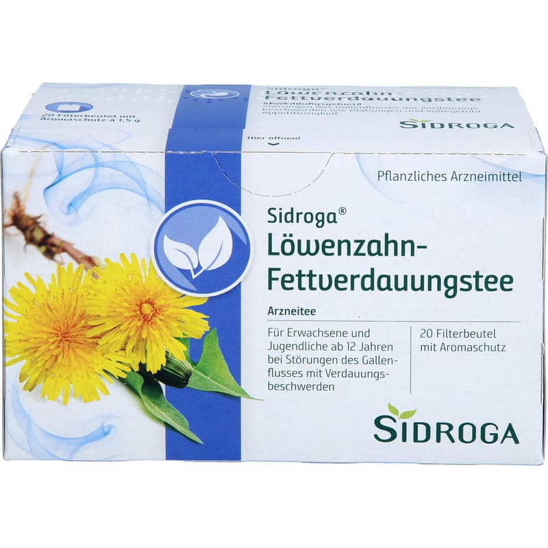 SIDROGA Löwenzahn Tee Filterbeutel