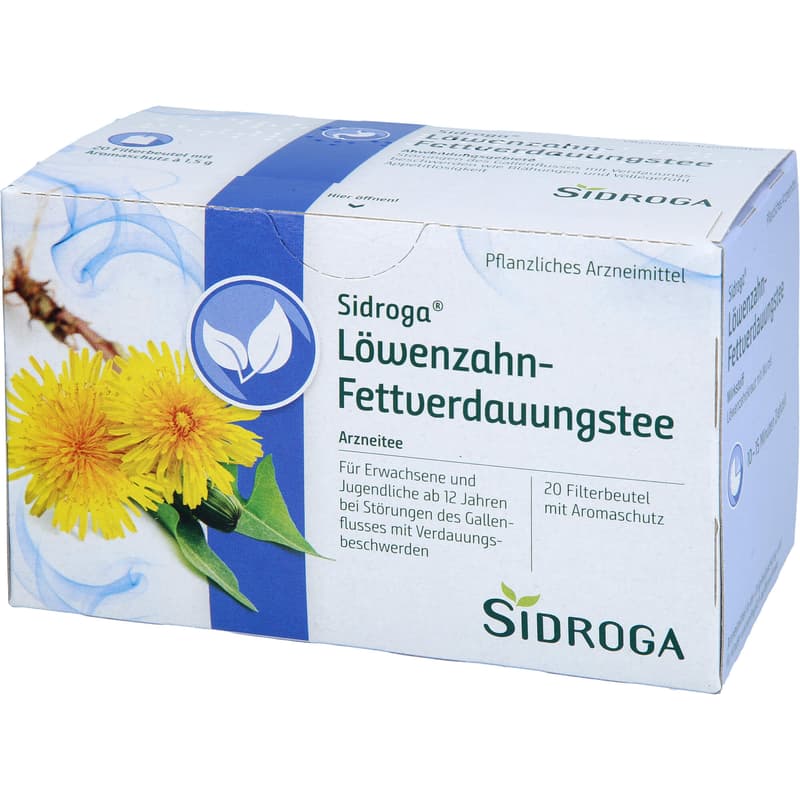 SIDROGA Löwenzahn Tee Filterbeutel