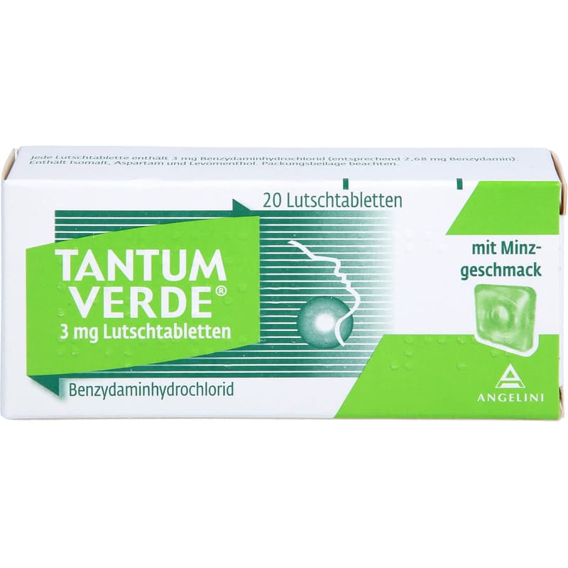 TANTUM VERDE 3 mg lozenges with mint flavor
