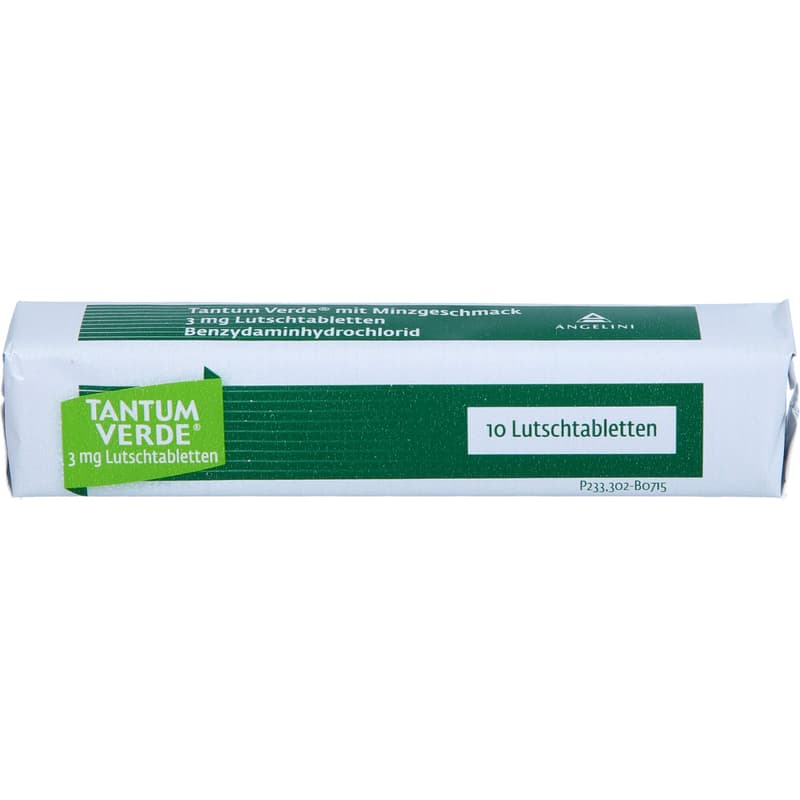 TANTUM VERDE 3 mg lozenges with mint flavor