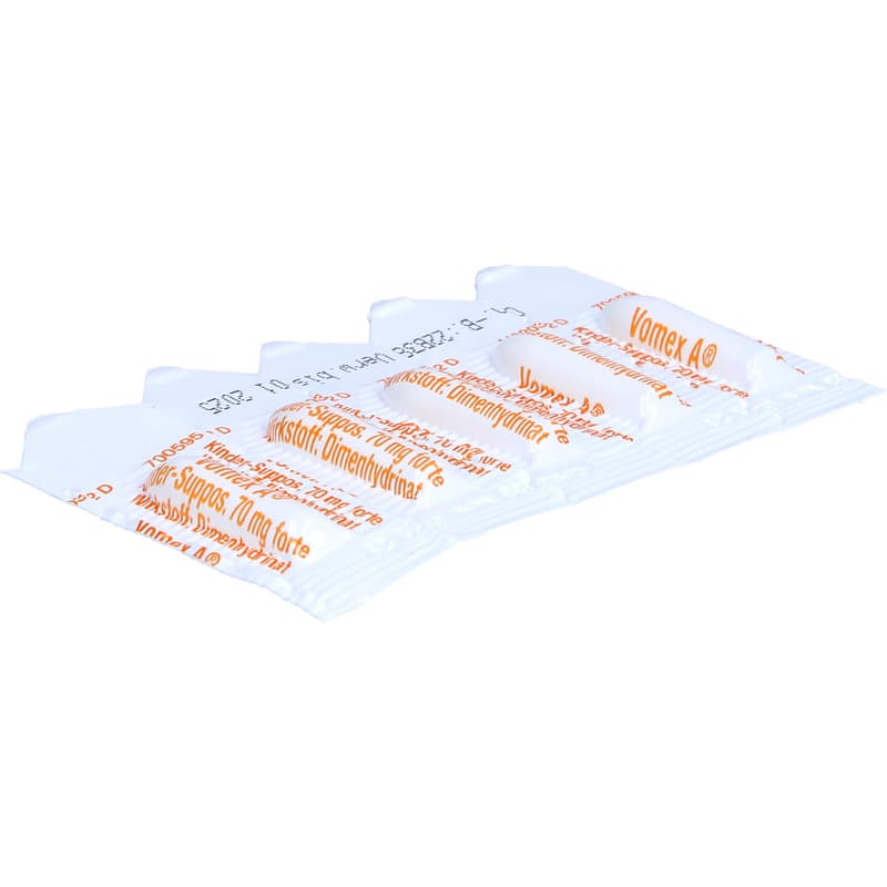 VOMEX A Kinder-Suppositorien 70 mg forte