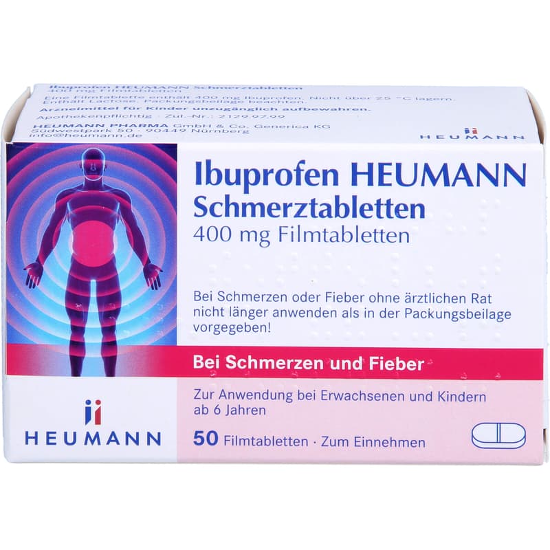 IBUPROFEN Heumann Pain Tablets 400 mg