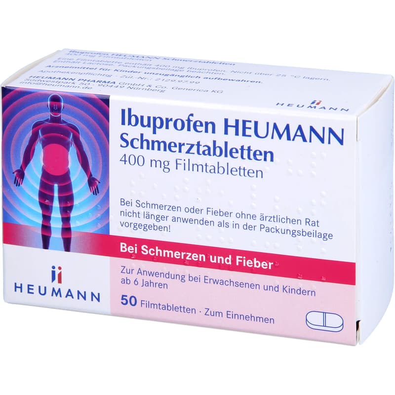 IBUPROFEN Heumann Pain Tablets 400 mg