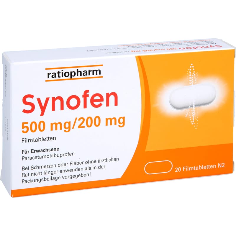 SYNOFEN 500 mg/200 mg Filmtabletten