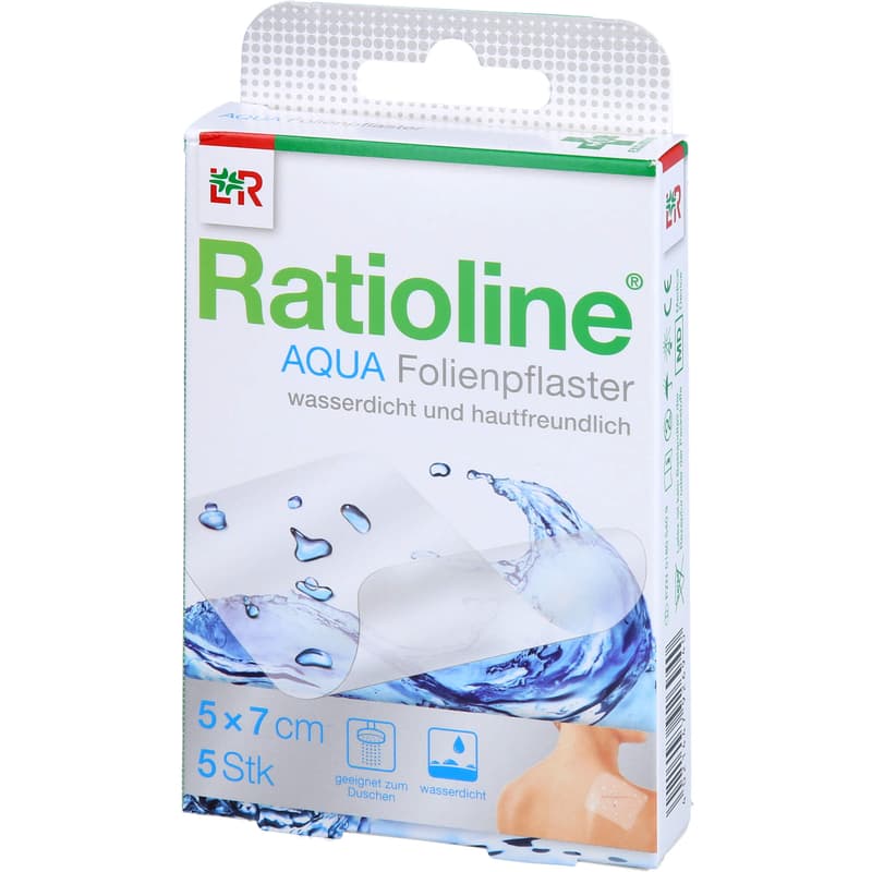 RATIOLINE aqua shower plaster 5x7 cm