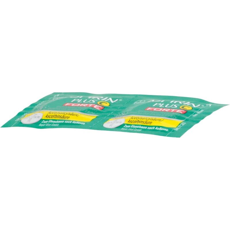 ASPIRIN plus C forte 800 mg/480 mg effervescent tablets