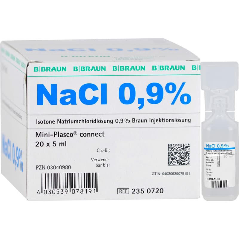 Saline solution 0.9% Miniplasco connect