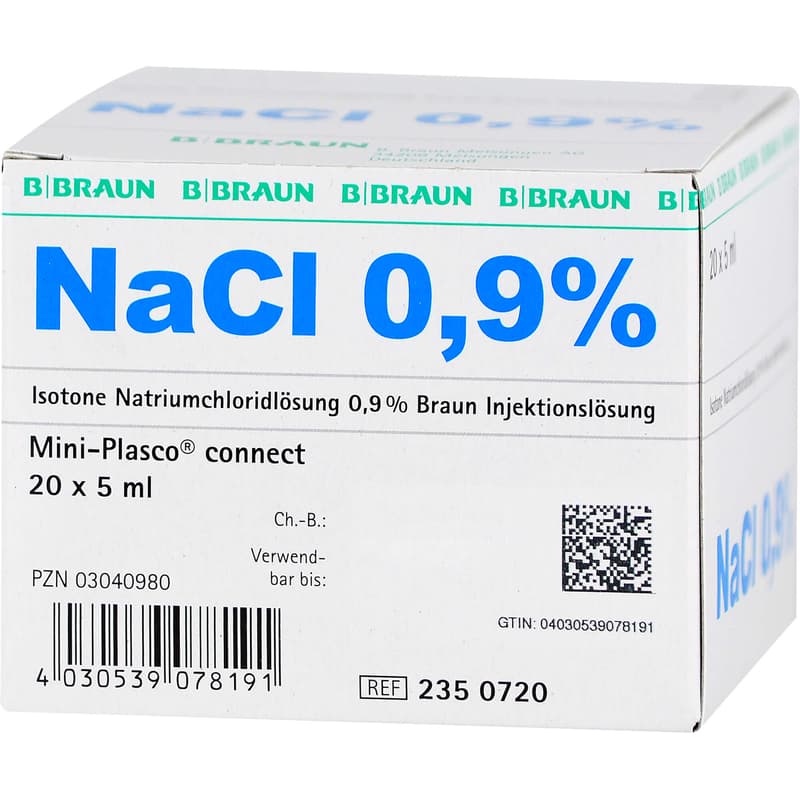Saline solution 0.9% Miniplasco connect
