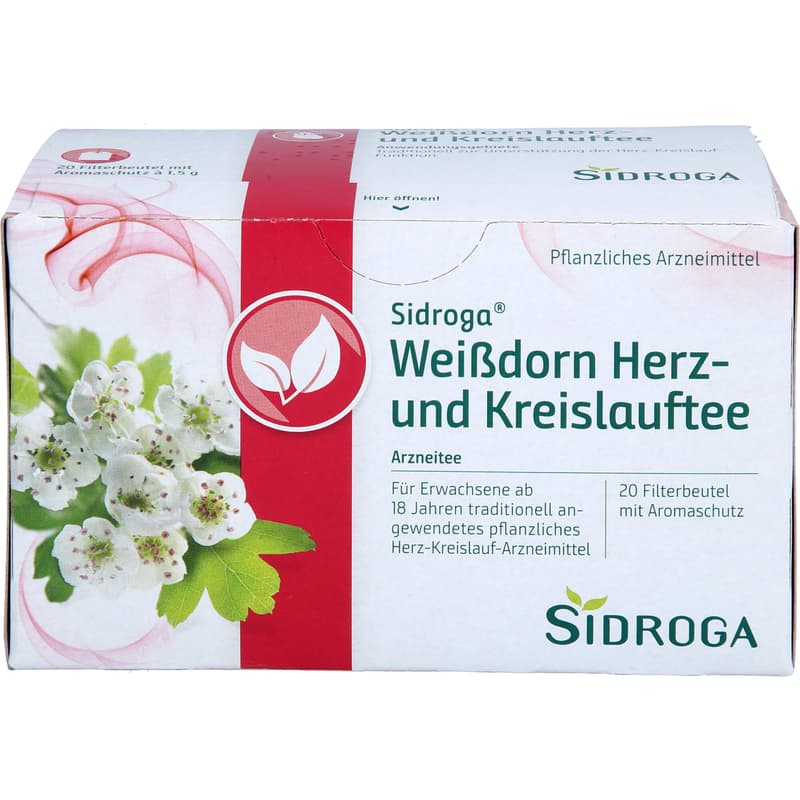 SIDROGA Weißdorn Herz- und Kreislauftee Filterb.