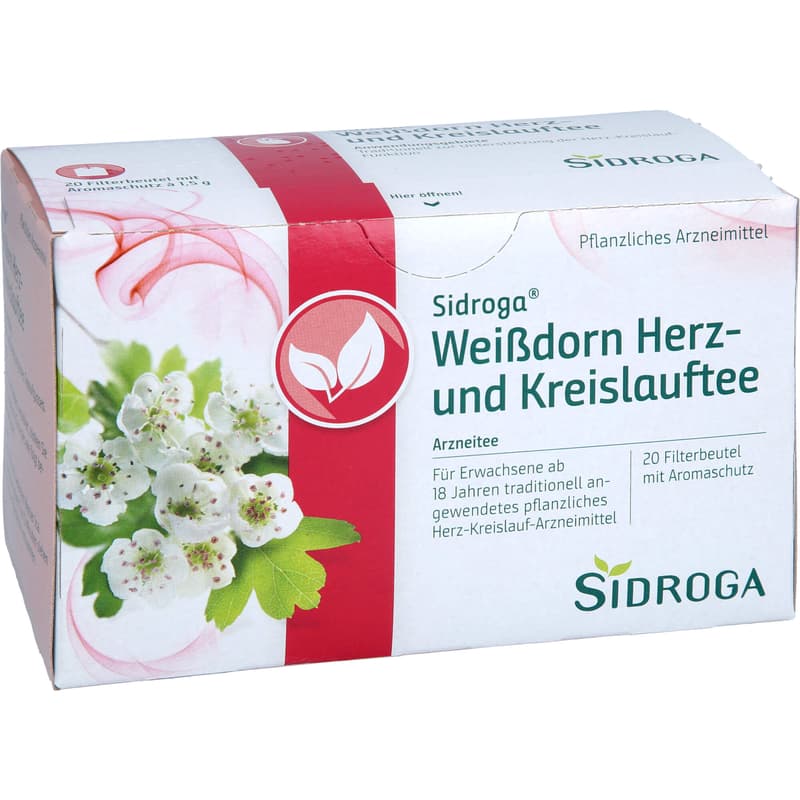 SIDROGA Weißdorn Herz- und Kreislauftee Filterb.