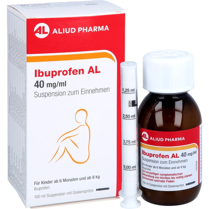 IBUPROFEN AL 40 mg/ml oral suspension