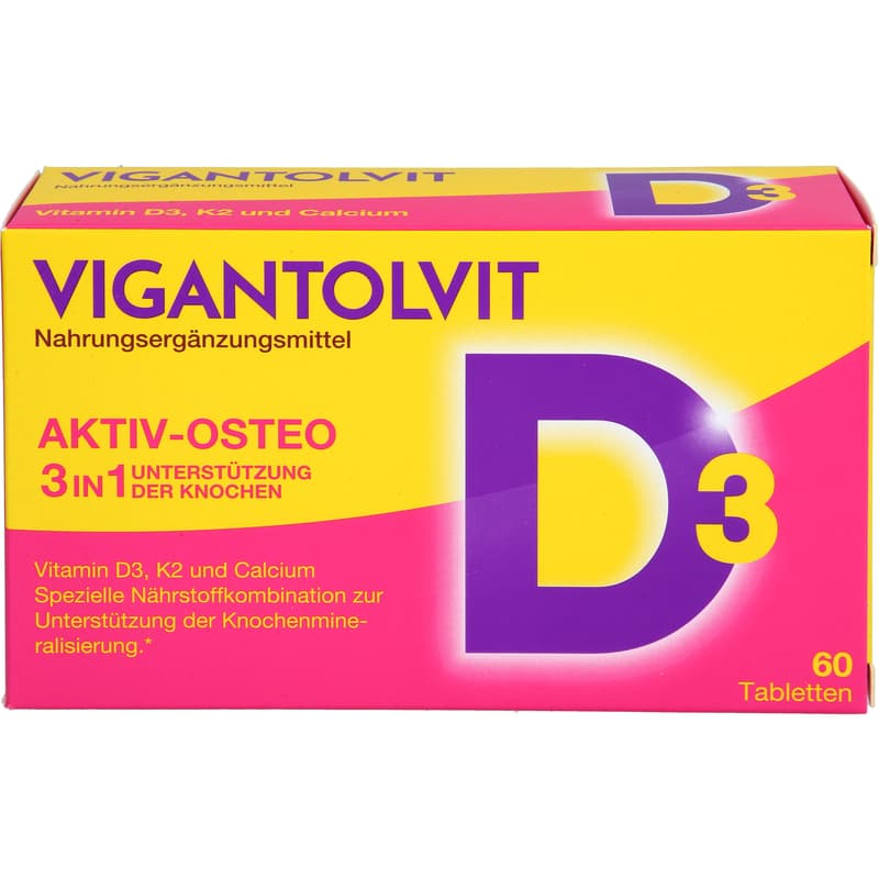 VIGANTOLVIT Vitamin D3 K2 Calcium Film-coated Tablets