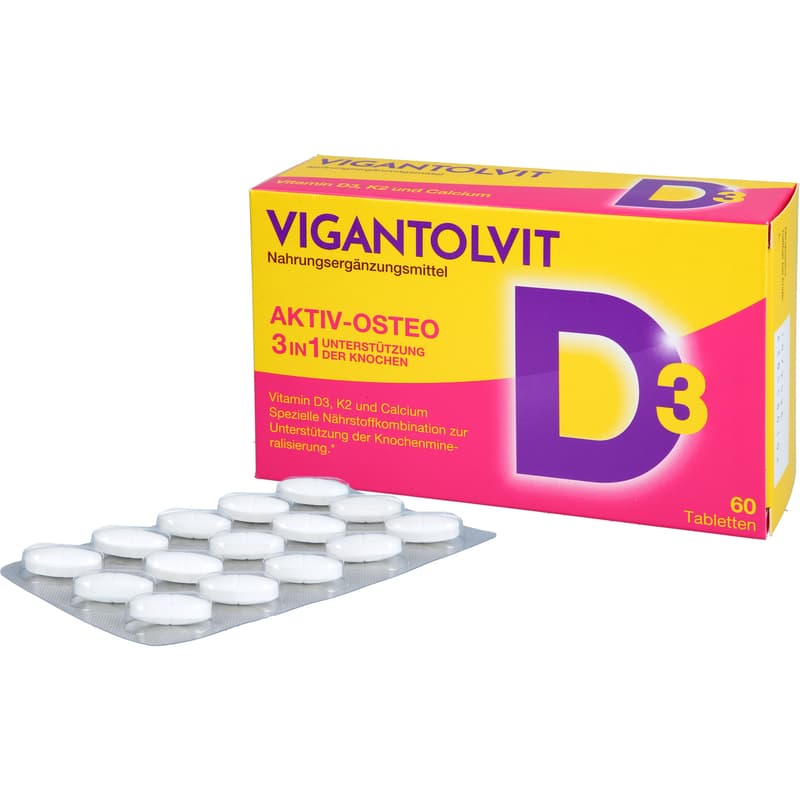 VIGANTOLVIT Vitamin D3 K2 Calcium Film-coated Tablets