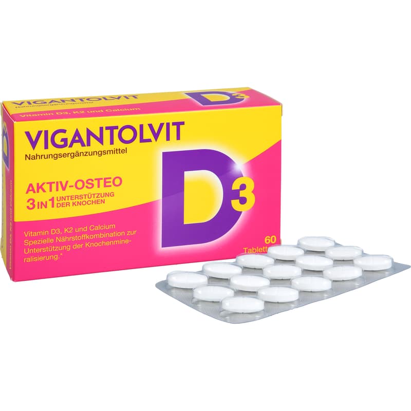 VIGANTOLVIT Vitamin D3 K2 Calcium Film-coated Tablets