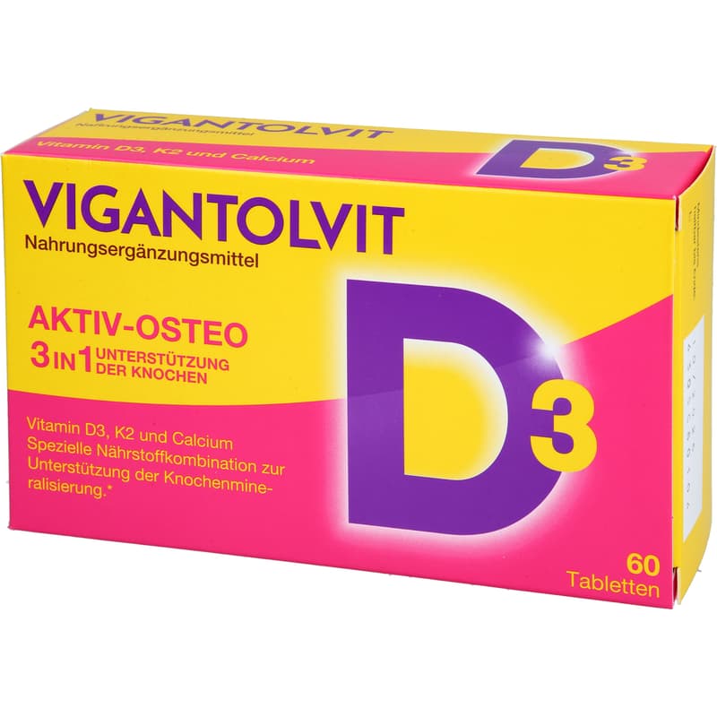 VIGANTOLVIT Vitamin D3 K2 Calcium Film-coated Tablets
