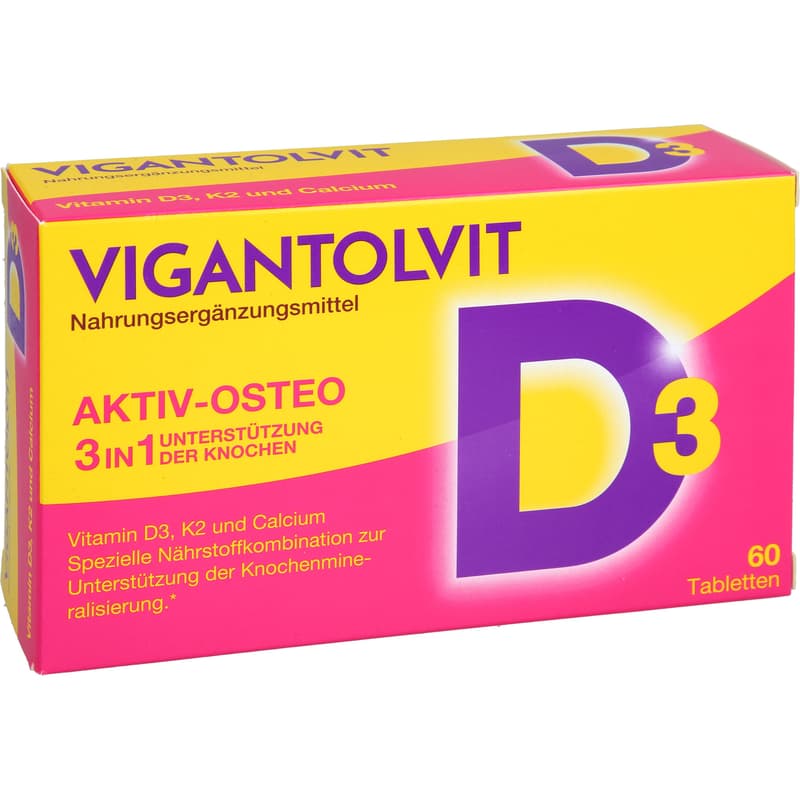 VIGANTOLVIT Vitamin D3 K2 Calcium Film-coated Tablets
